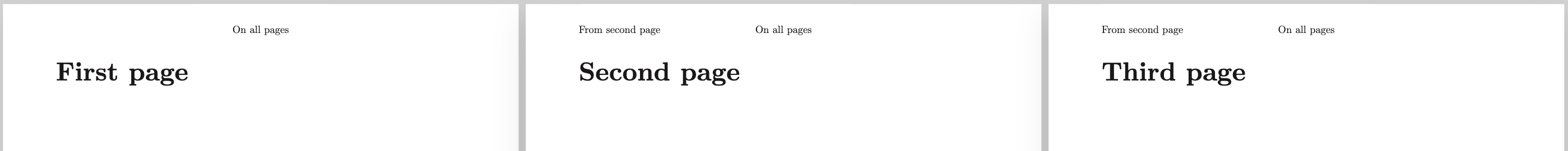 Scoped page margins
